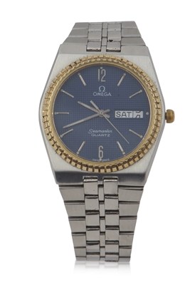 Lot 432 - An Omega Seamaster quartz, the watch has a...