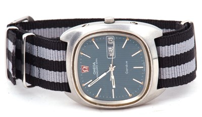 Lot 435 - An Omega Geneve mega quartz 32KHZ, the watch...