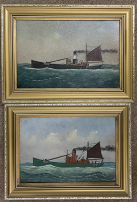 Lot 76 - George Race (British, 1872-1957), sail and...