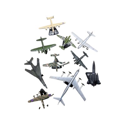 Lot 212 - A mixed lot of large die-cast aeroplanes, by...