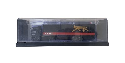 Lot 174 - A display case containing a Corgi die-cast ERF...