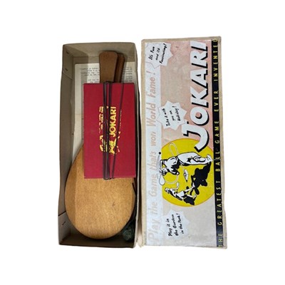 Lot 275 - A boxed 1960s Jokari bat and ball game