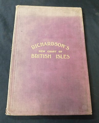 Lot 622 - RICHARDSON'S NEW MAP OF THE BRITISH ISLES,...