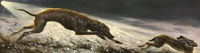 Lot 25 - Mick Cawston (British,1959-2006), lurcher...