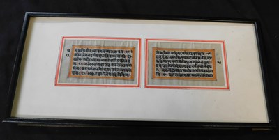 Lot 638 - Four Indian Devanagari/Sanskrit manuscript...