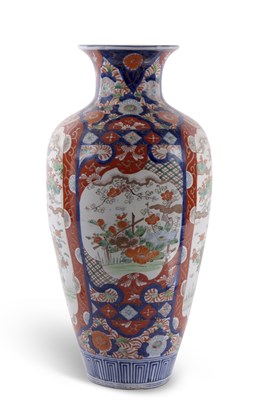 Lot 166 - A very large Japanese porcelain vase of...
