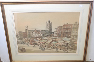 Lot 95 - Arthur E Davies RBA (1893-1988) watercolour of...