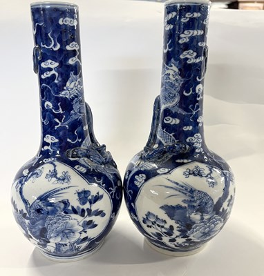 Lot 303 - Pair of Kangxi Style Vases