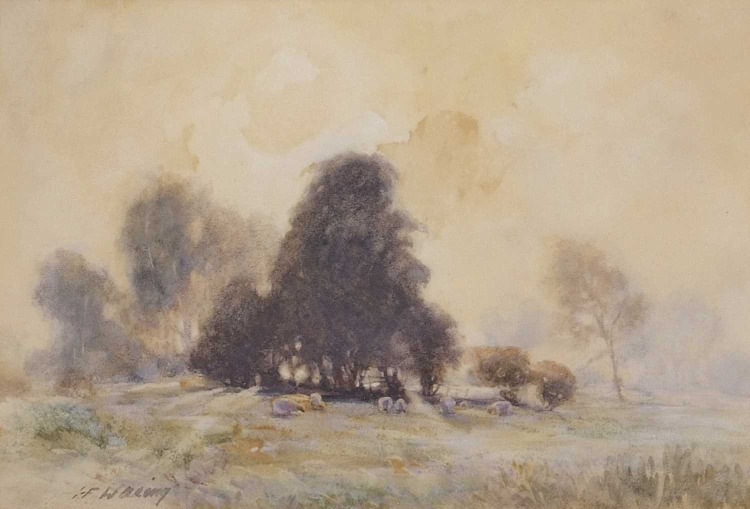 Lot 125 - Henry Frank Waring (fl.1900-1928), a pastoral...