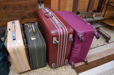 Lot 330 - FOUR MIXED SUITCASES