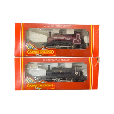 Lot 56 - A pair of boxed Hornby 00 gauge R.150 L&Y...