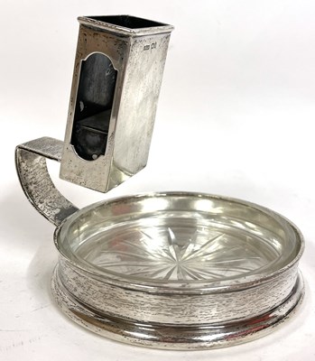 Lot 3 - An Edward VII silver combination match box...