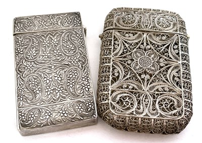 Lot 41 - Mixed Lot: A Far Eastern filigree white metal...