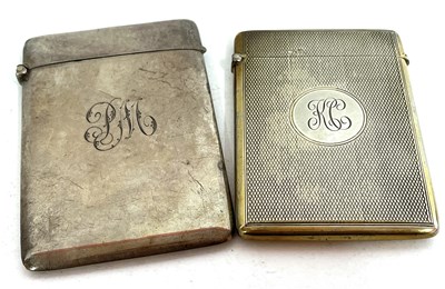 Lot 52 - Mixed Lot: A George V small card case with all...