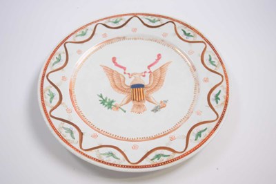 Lot 332 - A 19th century Chinese export dish made for...