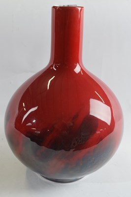 Lot 358 - Royal Doulton flambe veined vase of globular...