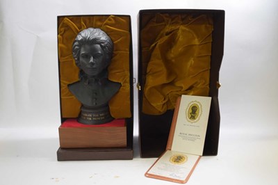 Lot 360 - Royal Doulton bust of Princess Anne, limited...