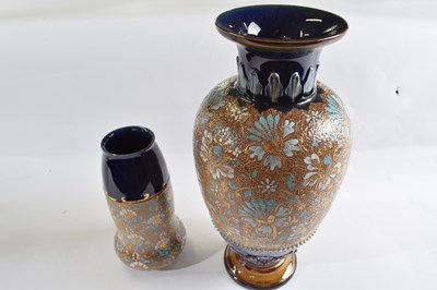 Lot 366 - A Royal Doulton Slaters patent vases and a...