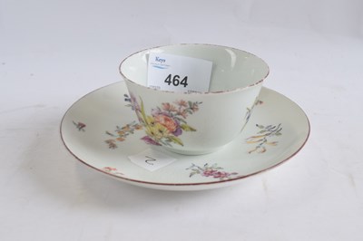 Lot 464 - Chelsea Teabowl and Saucerc.1760