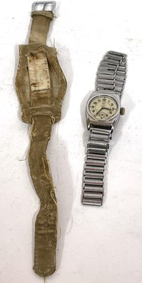 Lot 262 - A Panzer military style wrist watch with...