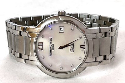 Lot 326A - A Raymond Weil Othello stainless steel wrist...