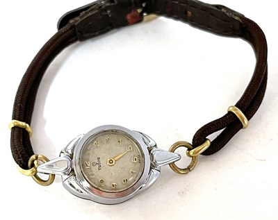 Lot 278 - A ladies Tudor wristwatch, the watch has a...