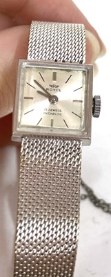 Lot 282 - A Ladies Royce precious metal wrist watch...