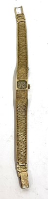 Lot 285 - A 9ct gold ladies Rotary wrist watch, the...