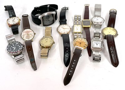 Lot 315 - Mixed lot of various wrist watches, makers...