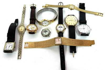 Lot 317 - Mixed lot of gents and ladies wrist watches,...