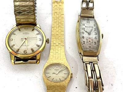 Lot 332 - Lot of three wrist watches, one a vintage...