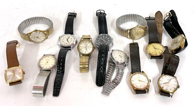 Lot 333 - Mixed lot of various gents wrist watches,...