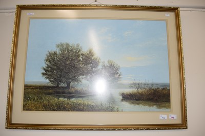 Lot 714 - A reproduction colour print of a landscape by...