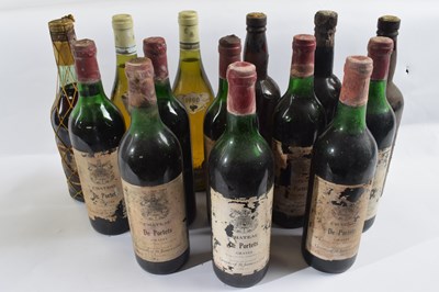 Lot 287 - Mixed wines and spirits to include Chateau...