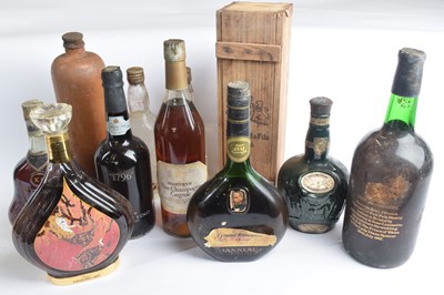 Lot 288 - A mixed quantity of spirits to include B....