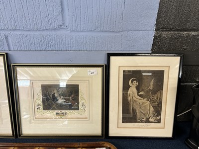 Lot 411 - A set of four framed prints of Viscount Nelson...