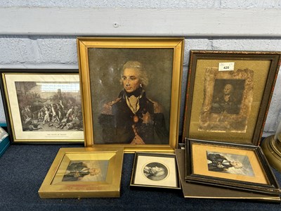 Lot 420 - A series of Nelson prints and engravings