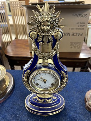 Lot 438 - A modern sevre style clock made by Fine Porcelain