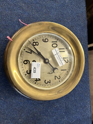 Lot 439 - A Liberty Ship clock by the Chelsea Clock...