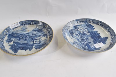 Lot 507 - A pair of early 19th Century porcelain dishes...
