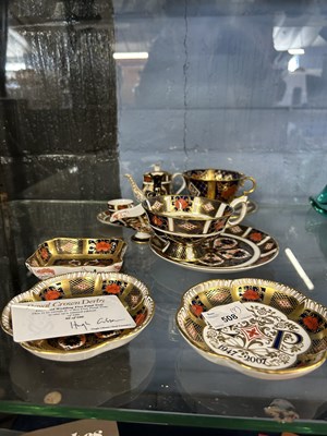 Lot 508 - Quantity of Royal Crown Derby wares including...