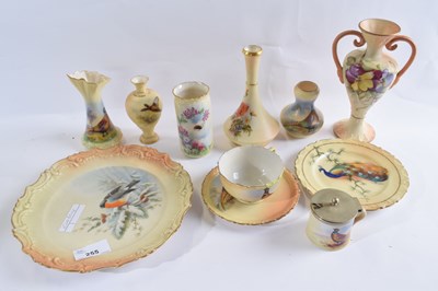 Lot 255 - A group of Worcester (Locke & Co) wares...