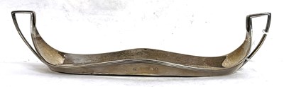 Lot 275 - A George III silver boat shaped ink stand with...