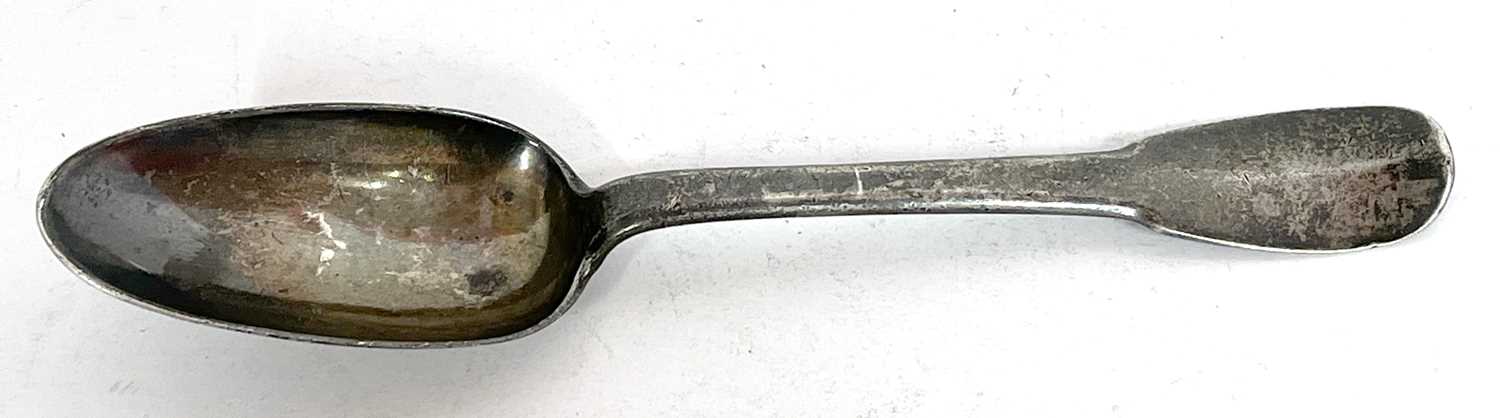 Lot 141 - 19th Century French silver tablespoon, the...