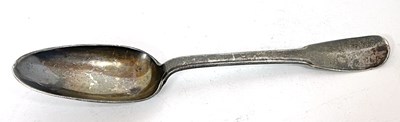 Lot 141 - 19th Century French silver tablespoon, the...