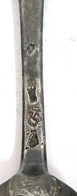 Lot 141 - 19th Century French silver tablespoon, the...