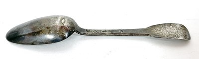 Lot 141 - 19th Century French silver tablespoon, the...