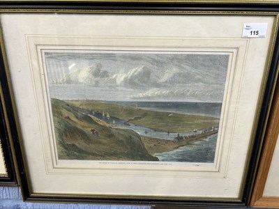 Lot 115 - The Prince of Wales at Yarmouth: View of Great...