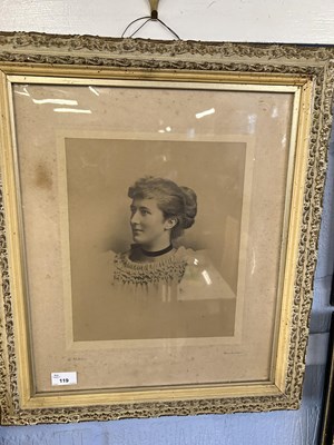 Lot 119 - Early photographic portrait of a lady by W...