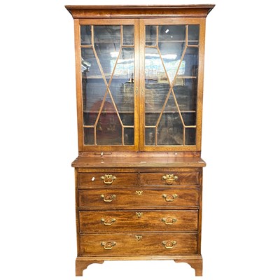 Lot 509 - An 18th Century and later combination bookcase...